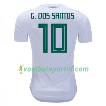 Mexico G.Dos Santos 10 Uit Shirt WK voetbal 2018